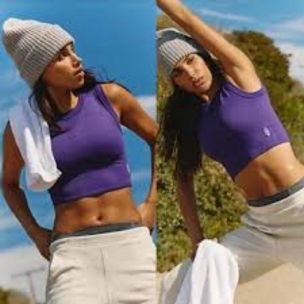 Free people movement free throw tank-dark amethyst